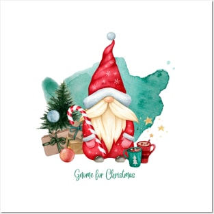 Gnome For Christmas Posters and Art